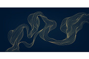 Line Art Clouds and Waves, a Pattern Graphic by Marylia (Thumbnail 3 of 28)