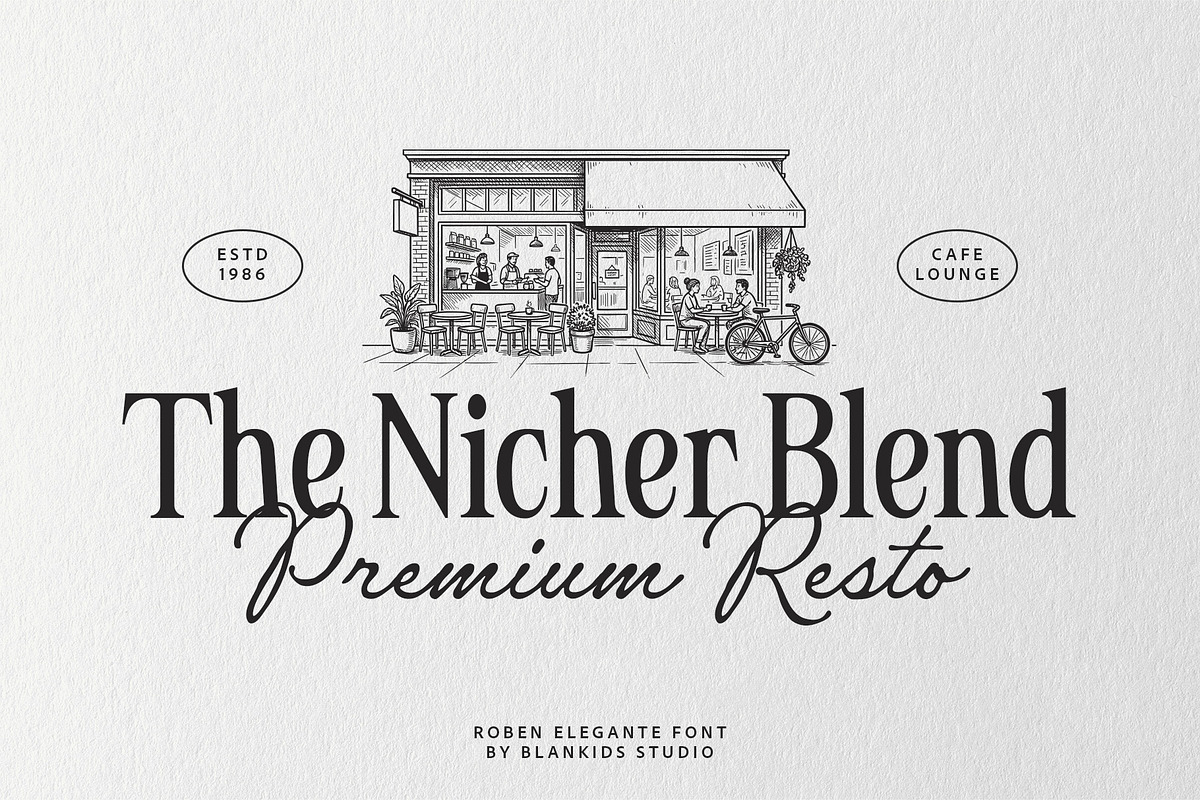 Roben Elegante Font Duo, a Serif Font by Honestype (Photo 3 of 12)