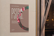 34 poster mockup bundle, an Advertising Mockup by FoundImages (Thumbnail 11 of 34)