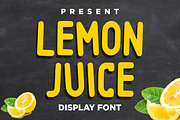 Lemon Juice, a Handwritten Font by Fourteen Letter (Thumbnail 1 of 7)