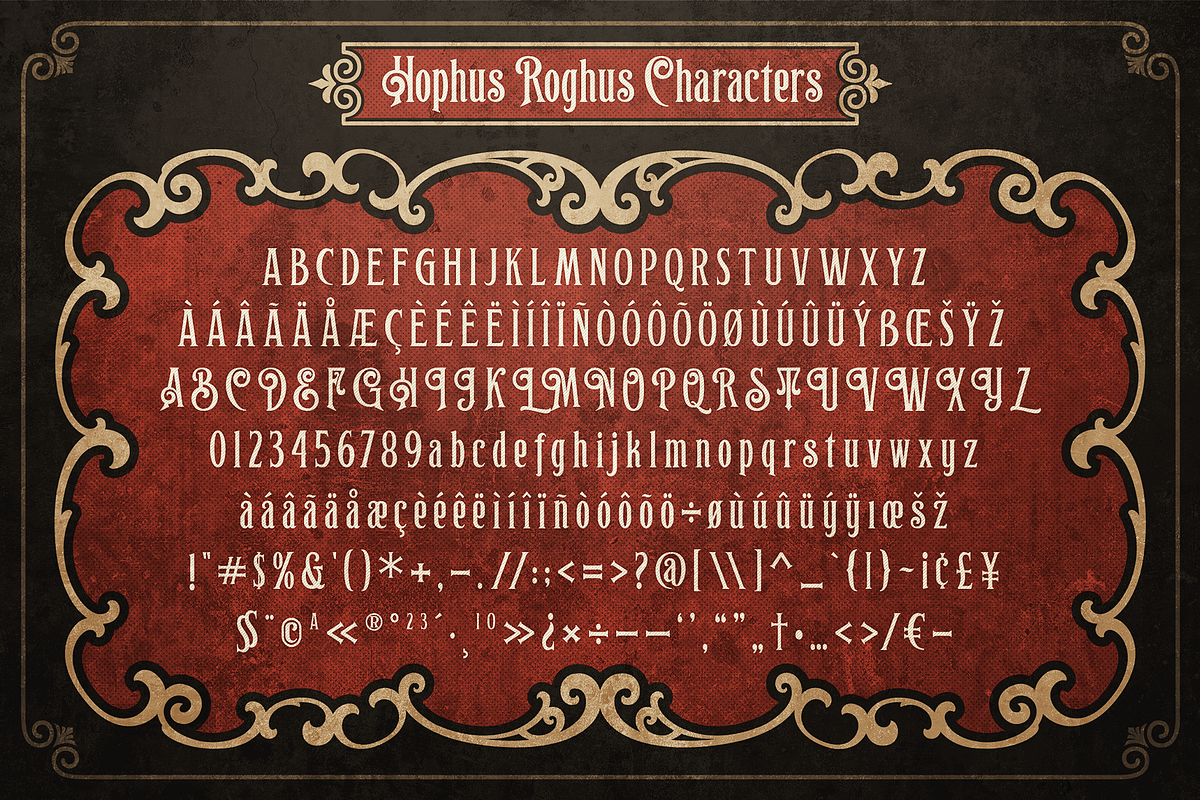 Hophus Roghus - Layered & Ornaments, a Serif Font by Bombastype (Photo 10 of 10)