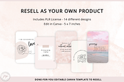 PLR Affirmation Cards Business Owner, a Card Template by Julia On Purpose (Thumbnail 3 of 7)