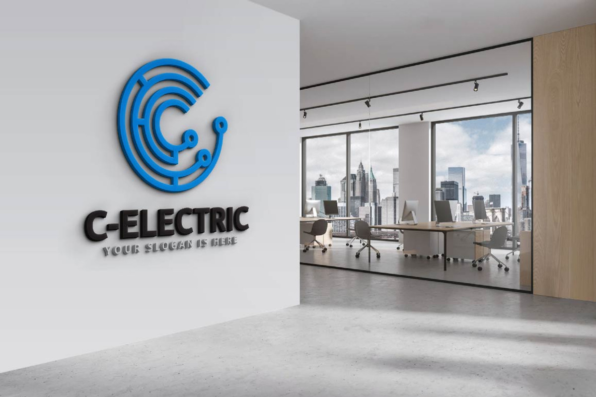 C Letter Electric Circuit Logo, a Branding & Logo Template by jongcreative (Photo 4 of 4)