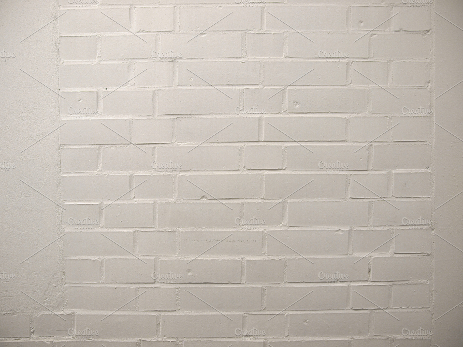 White brick wall stock photo containing white and brick