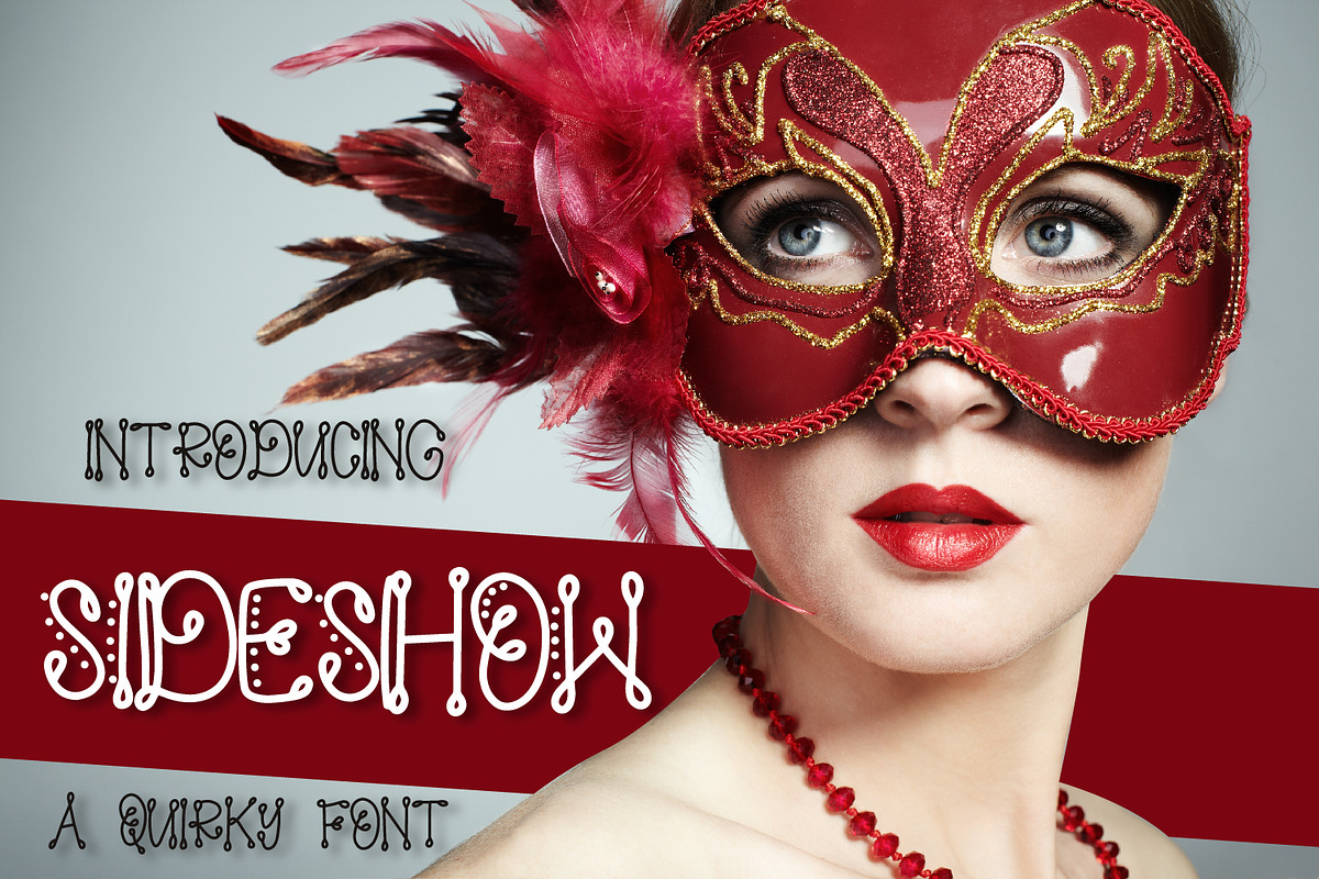 Sideshow - A Silly Quirky Font