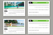 Modern Desk Calendar 2026 for Office, a Stationery Template by ContestDesign (Thumbnail 2 of 4)