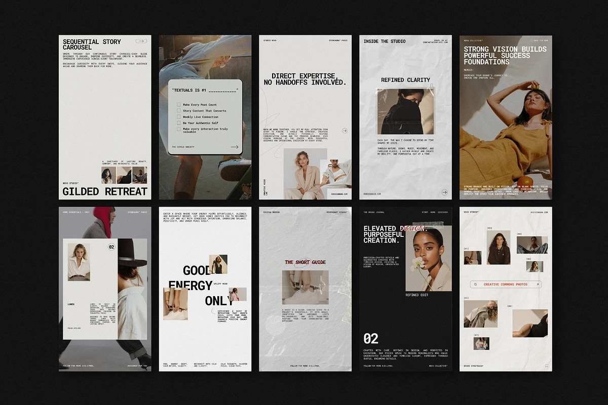 ZENO | Instagram Template (II), a Social Media Template by The Aesthetic Studio (Photo 10 of 10)