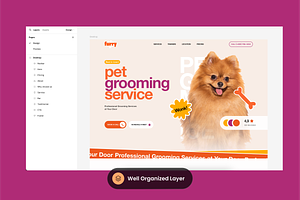 Pet Grooming Service Landing Page