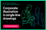 Business people single line drawings, a Person Illustration by ToonPlanet Vector Assets (Thumbnail 12 of 12)
