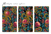 POMEGRANATE EDEN - patterns & motifs, a Decorative Illustration by Liiafis (Thumbnail 6 of 15)