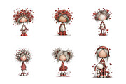 Whimsical easter fairy clipart, an Illustration by SinaCreation (Thumbnail 3 of 10)