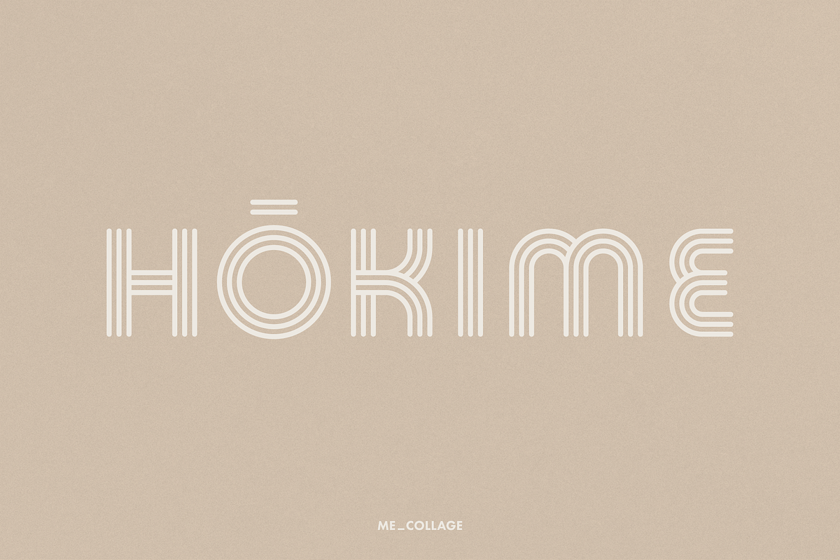 HOKIME - Zen Font With a Retro Vibe, a Sans Serif Font by ME_COLLAGE (Photo 16 of 17)
