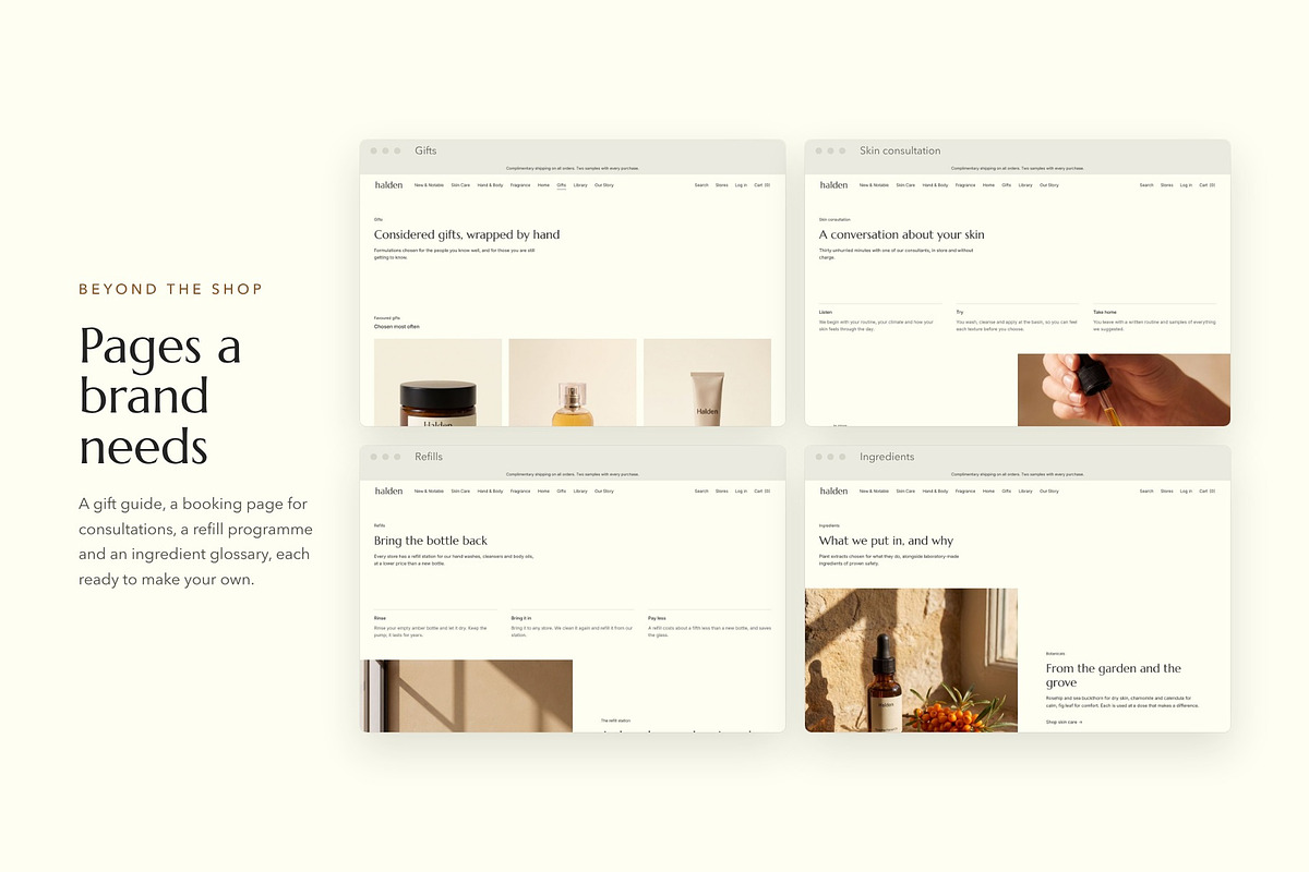 Halden – Skin Care WooCommerce Theme, a WordPress Template by Tomasz Ganclerz (Photo 9 of 22)