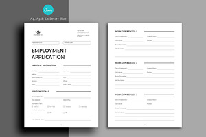 Employment Application Vol. 01