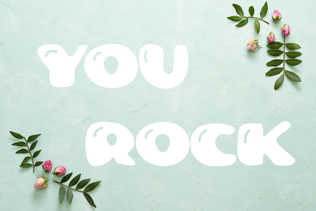 Balloon Bubble Font, a Font by vladocar (Photo 5 of 6)