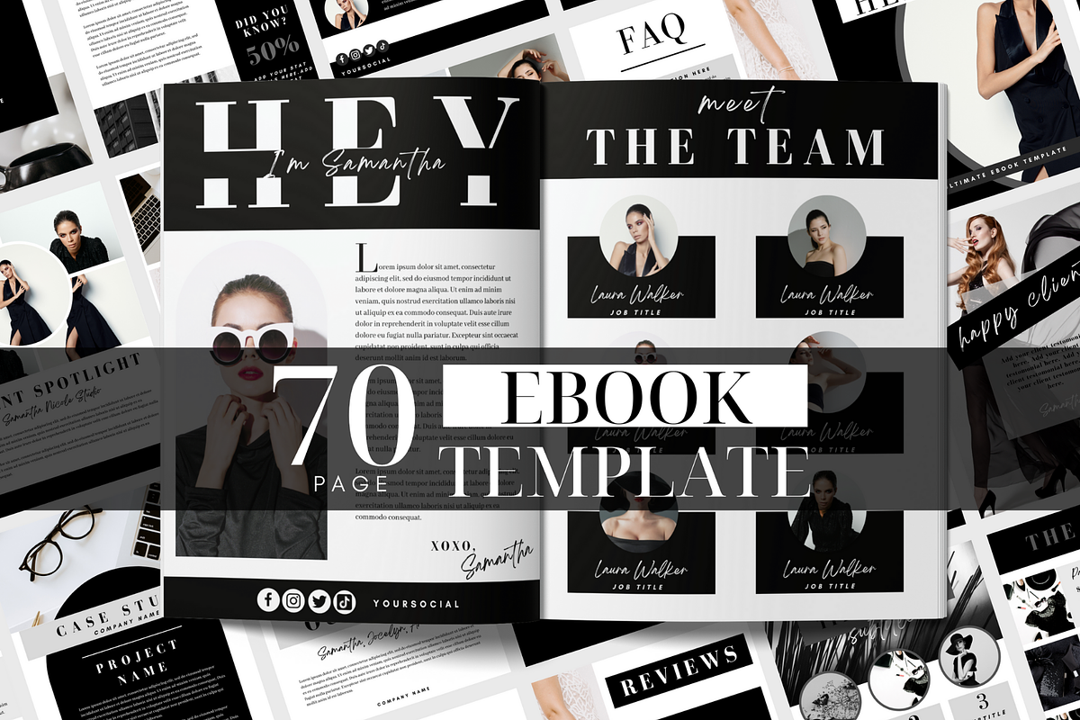 Ebook Creator Canva Template, a Magazine Template by Oh So Social Boutique (Photo 1 of 4)