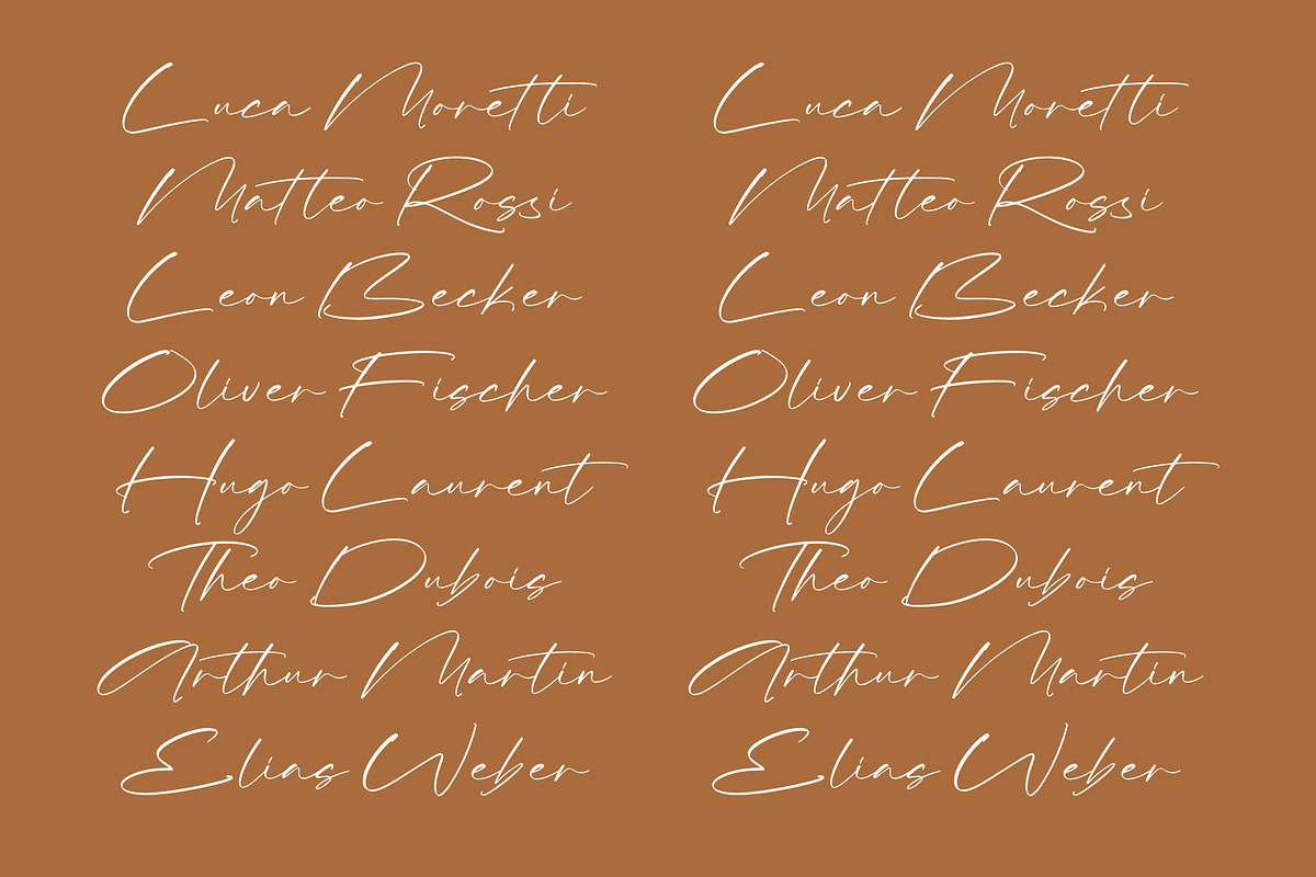 Platinum Hours, a Script Font by operatype.co (Photo 6 of 8)