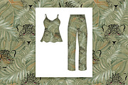 Tropical Leopard Seamless Pattern, a Pattern Graphic by Oksana Dovhopol Art (Thumbnail 9 of 23)