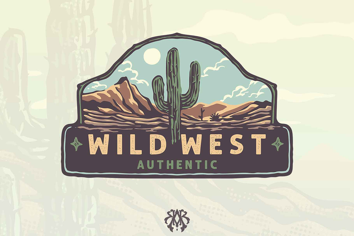 Cactus & Desert Vintage Cartoon Set, an Object Illustration by Krizvector Artwork Shop (Photo 6 of 7)