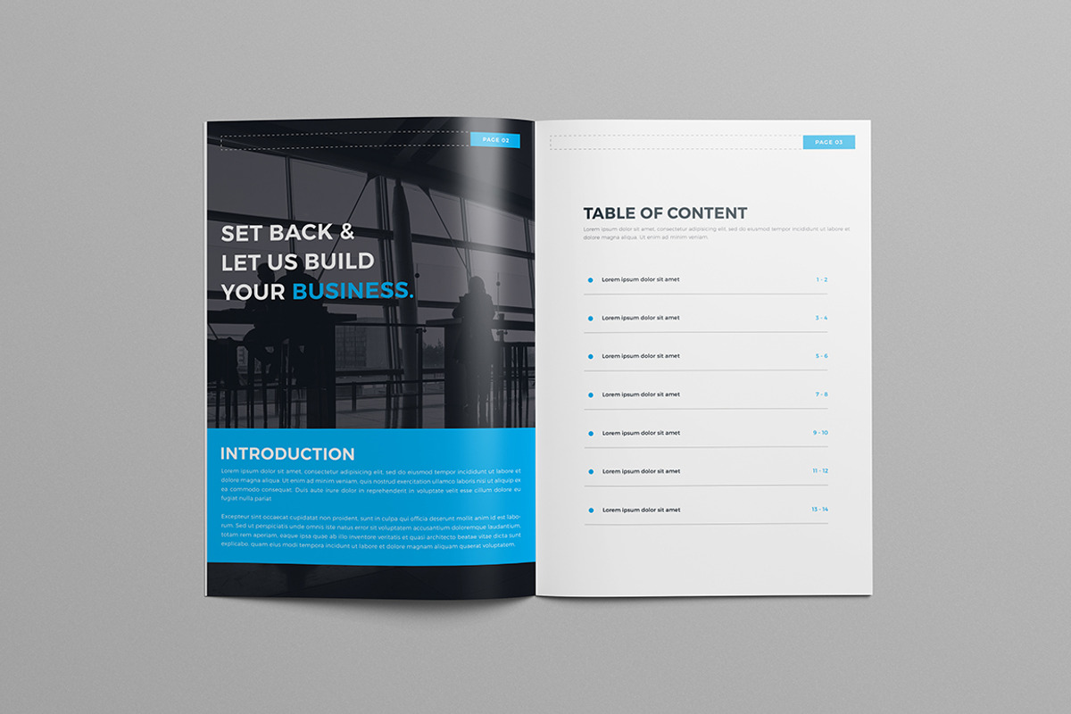 A4 Business Brochure Template, a Brochure Template by Divergent Studio (Photo 2 of 8)