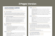 ATS Resume Template | Clean CV Word, a Resume Template by Anjum Ilyas (Thumbnail 4 of 7)