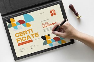 Certificate Template Design, a Stationery Template by HiveArts