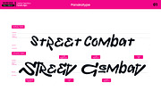 Spray typography - StreetCombat, a Handwritten Font by panakota studio (Thumbnail 2 of 7)
