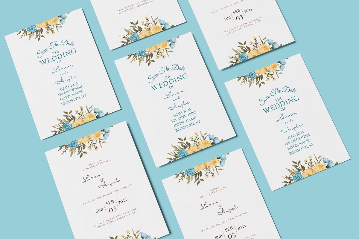 Wedding Invitation Card Mockup, a Print Template by rahmatmoscae (Photo 6 of 7)