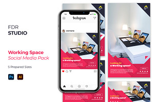 Working Space Social Media Pack