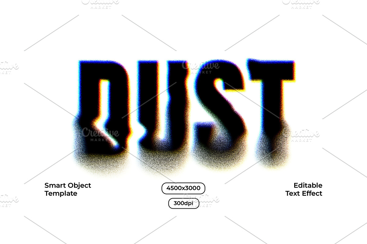Dust Text Effect, a Layer Style Add-On by alexdndz (Photo 1 of 2)