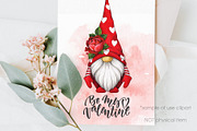 Valentine Gnomes PNG Clipart, an Illustration by Color and Decor (Thumbnail 7 of 7)