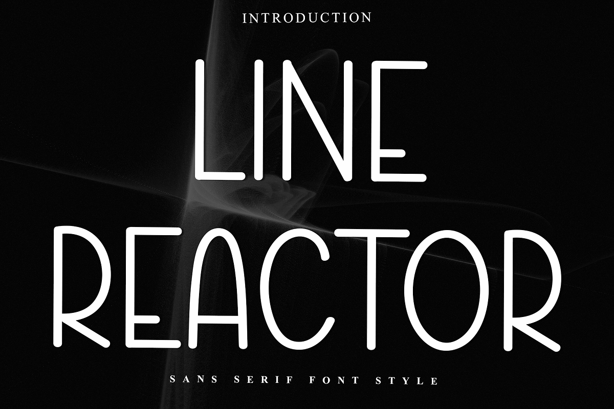 Line Reactor, a Sans Serif Font by InermediaSTUDIO (Photo 1 of 8)