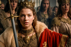 A high-born medieval princess i, a Person Photo by TatsianaSalauyova