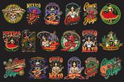Cinco de Mayo t-shirt designs, a Branding & Logo Template by DGIM studio (Thumbnail 4 of 12)