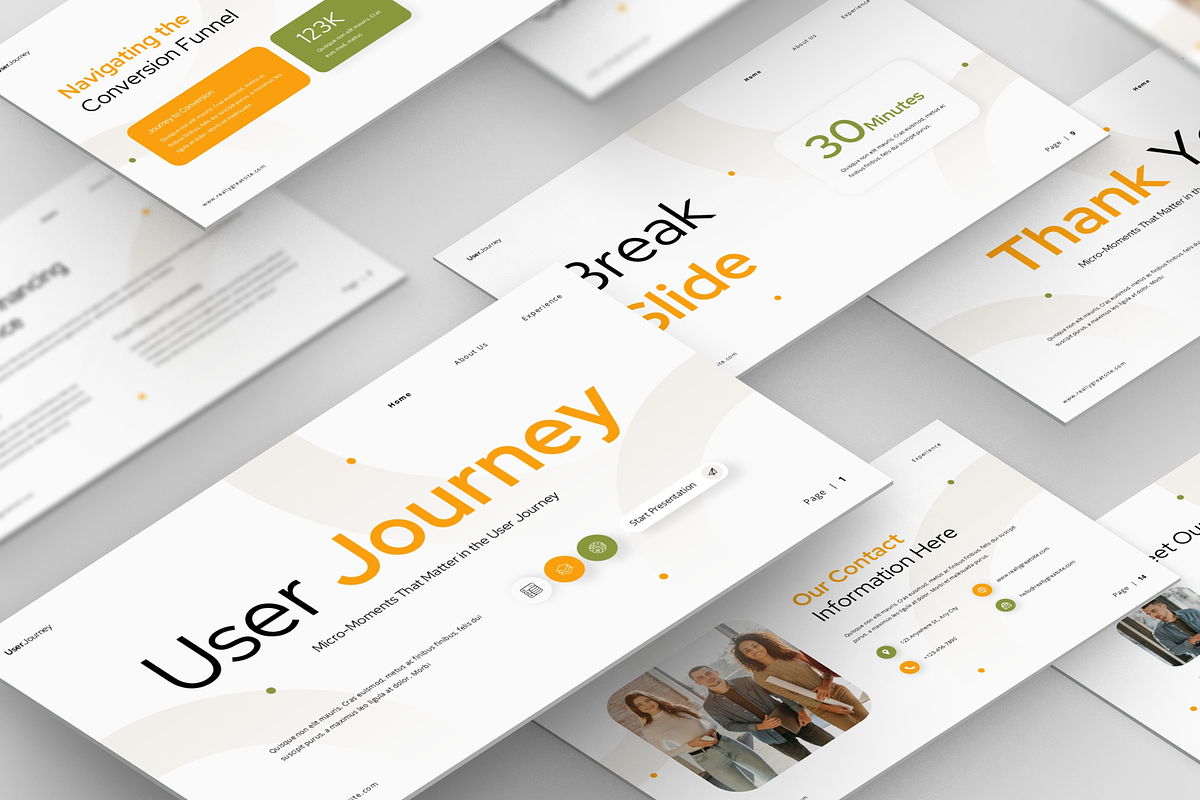 User Journey Presentation, a Presentation Template by Annora Studio (Photo 2 of 7)