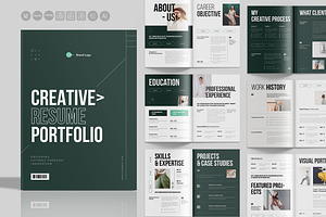 Resume | Portfolio Brochure Template, a Brochure Template by StyleArt