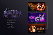 Night Party social media Design, a Social Media Template by Creative_View (Thumbnail 2 of 5)