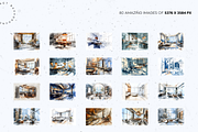 Watercolor Interior Design Sketches, an Architecture Photo by Lumeno (Thumbnail 4 of 9)