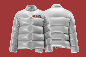 Puffer Jacket Mockup