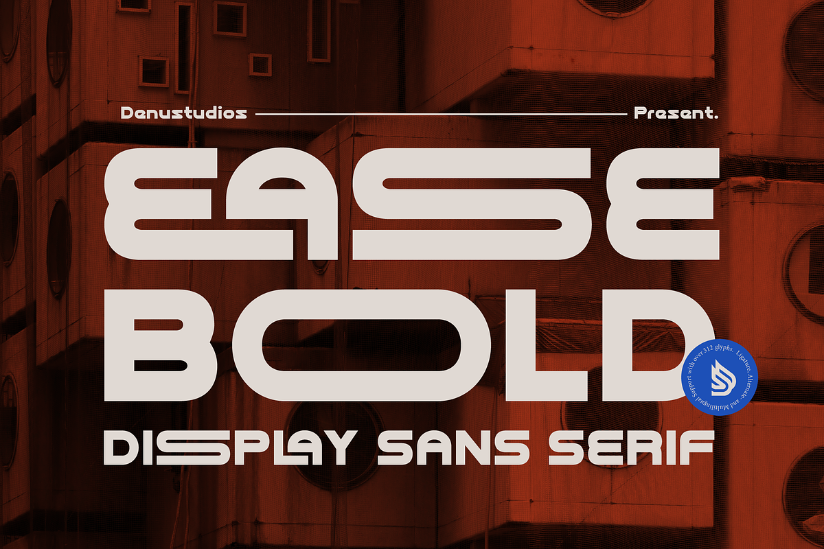 Ease Bold | Display Sans Serif, a Sans Serif Font by Denustudios (Photo 1 of 15)