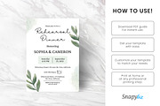 Rehearsal Dinner Invitation Template, an Invitation Template by Snapybiz (Thumbnail 6 of 10)