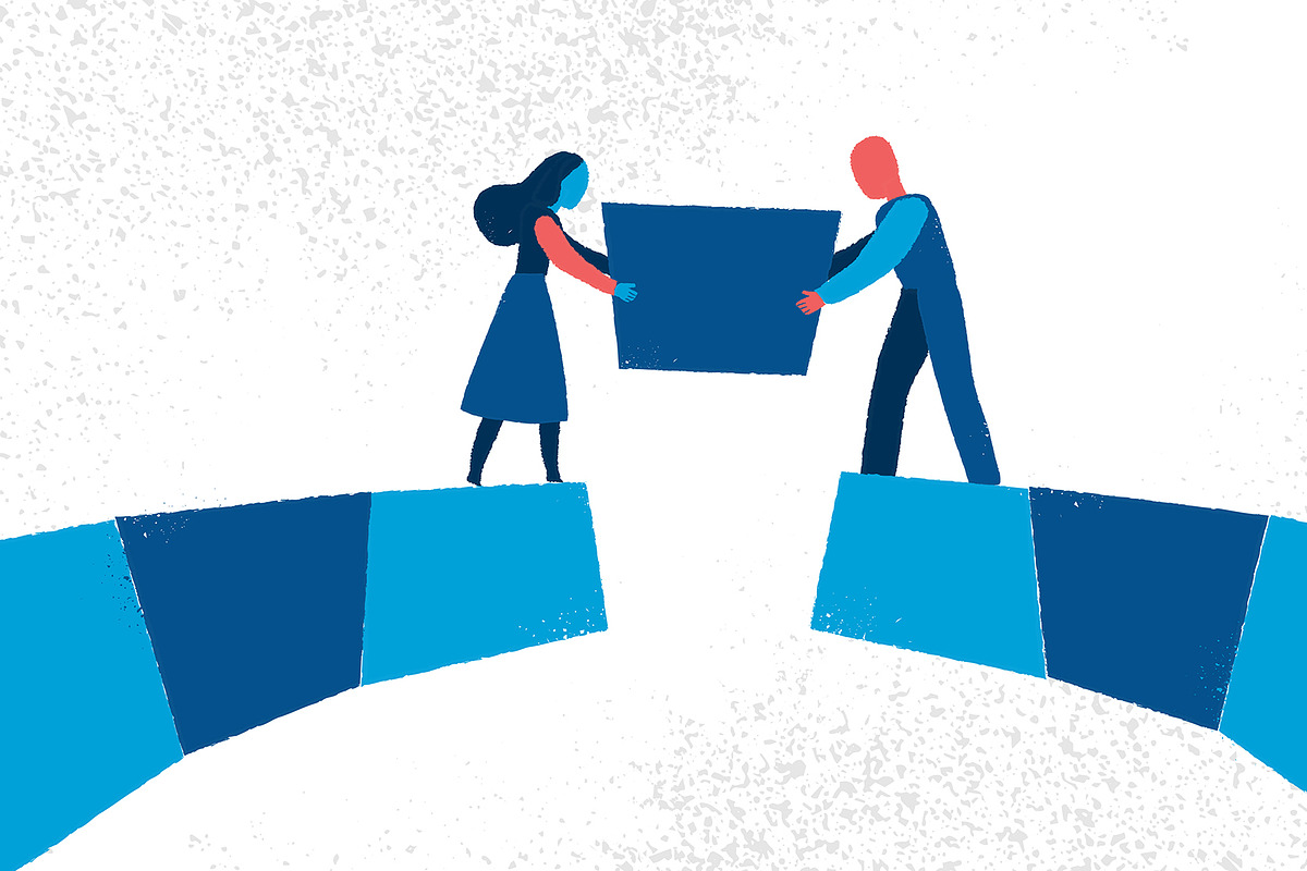 Bridge Connection #2, a Person Illustration by Hurcastock! (Photo 9 of 11)