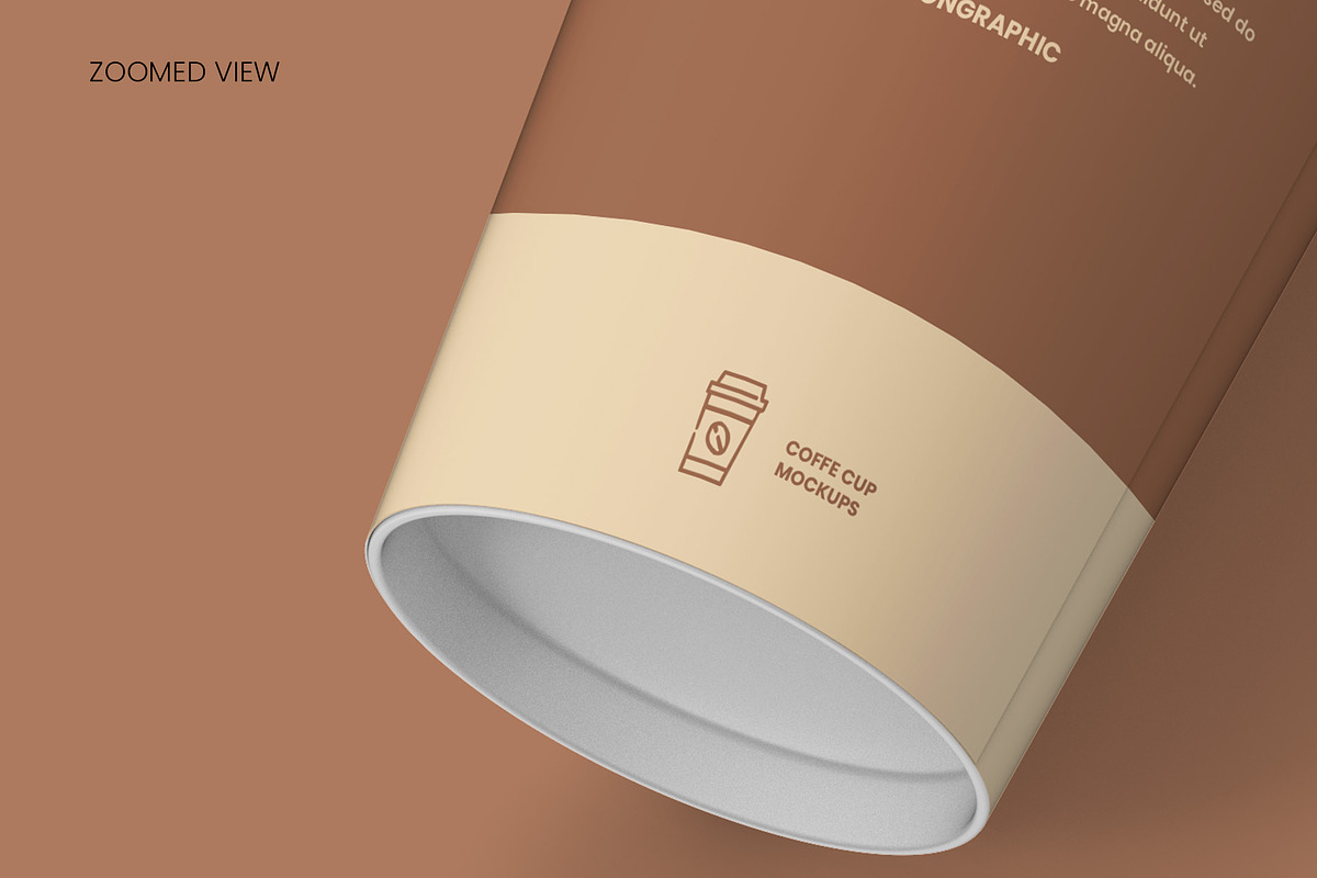 Coffee Cup Mockup - 8 views, a Cups & Container Mockup by Illusiongraphic (Photo 12 of 18)