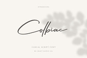 Colbiac - Casual Script Font, a Script Font by Craft Supply Co. (Thumbnail 10 of 10)