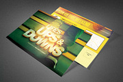 Life's Ups and Downs Church Postcard, a Card Template by loswl (Thumbnail 1 of 2)