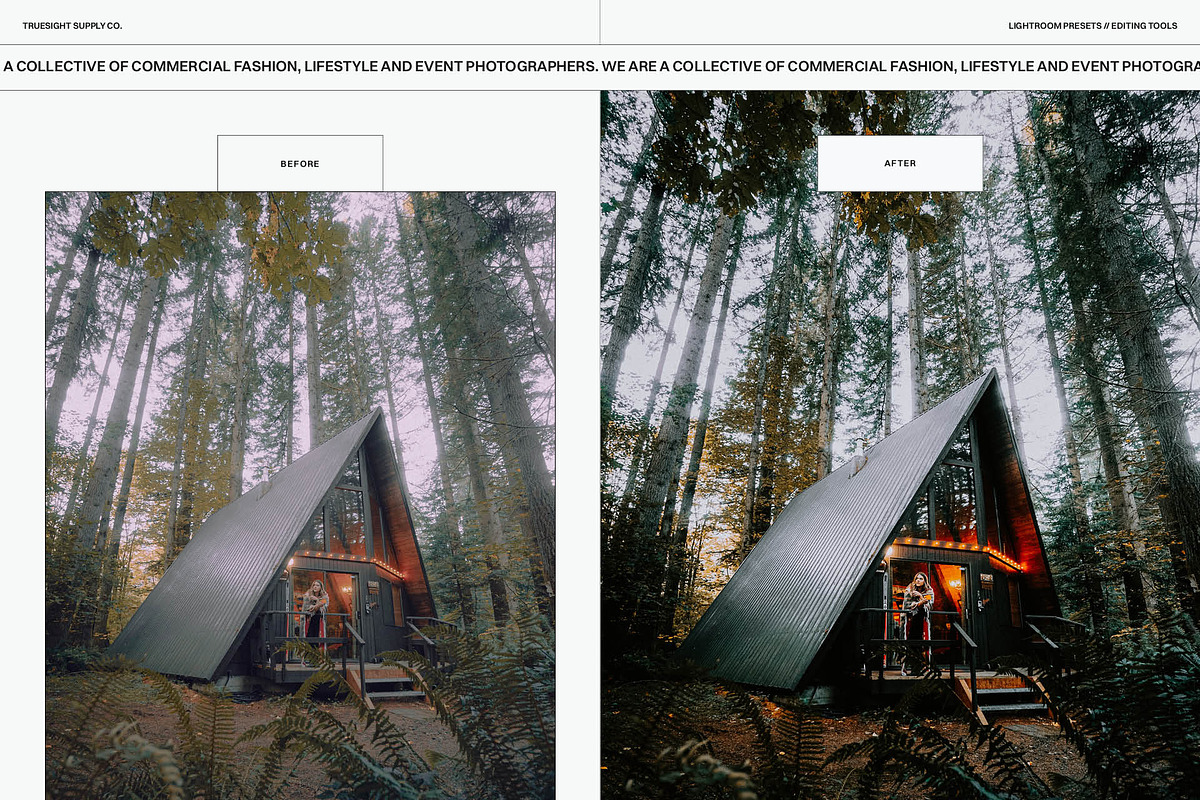 Cozy Cabin - Lightroom Presets, a Preset Add-On by Truesight Supply Co. (Photo 6 of 10)