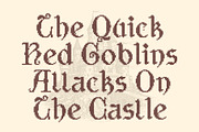 CS Rupinder Stitched, a Blackletter Font by Craft Supply Co. (Thumbnail 4 of 8)
