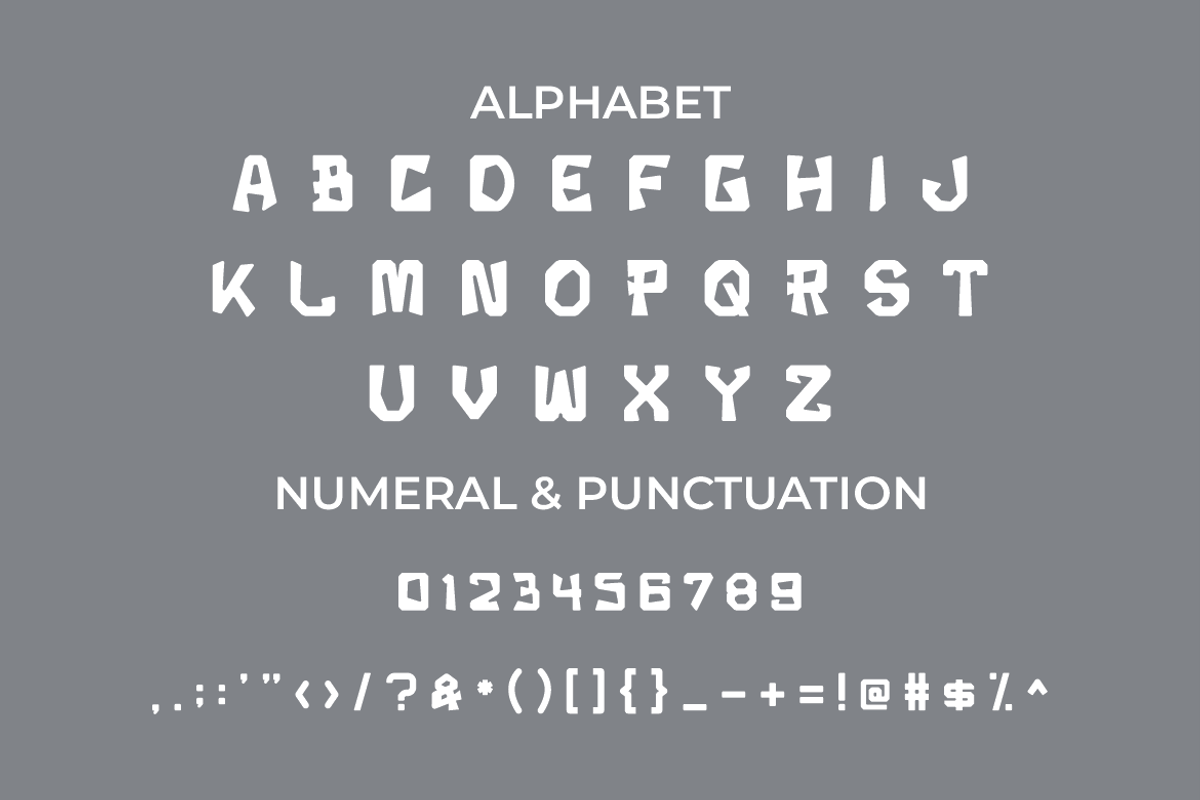 Font Bundle Modern Display, a Sans Serif Font by MaikoHatta (Photo 2 of 12)