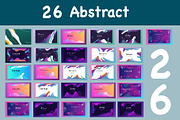 26 abstract gradient background set, a Decorative Illustration by foxndeer (Thumbnail 1 of 4)