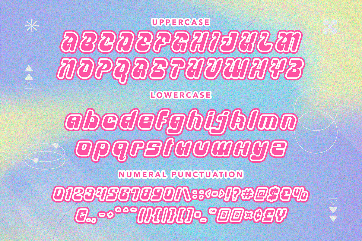 Gencity - Y2k Display Font, a Symbol Font by Dryy.type (Photo 5 of 5)